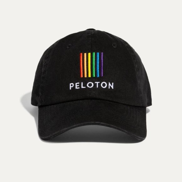 Peloton Accessories - Peloton Pride Hat Black Limited SnapBack Rainbow